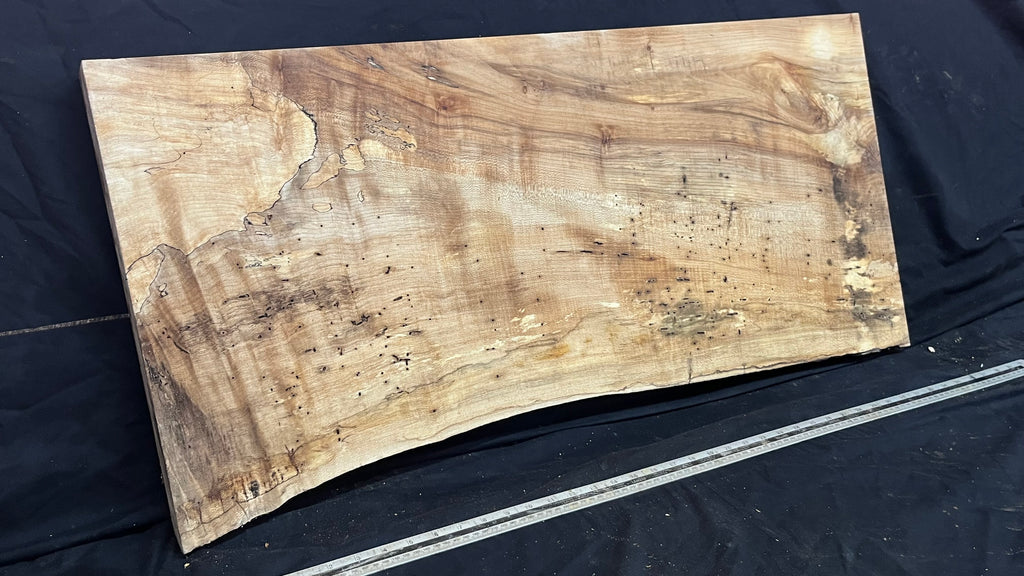 Hardwood plank, shelf, craft, sycamore, wood 952 L x 450 W x 49 D mm  (580)