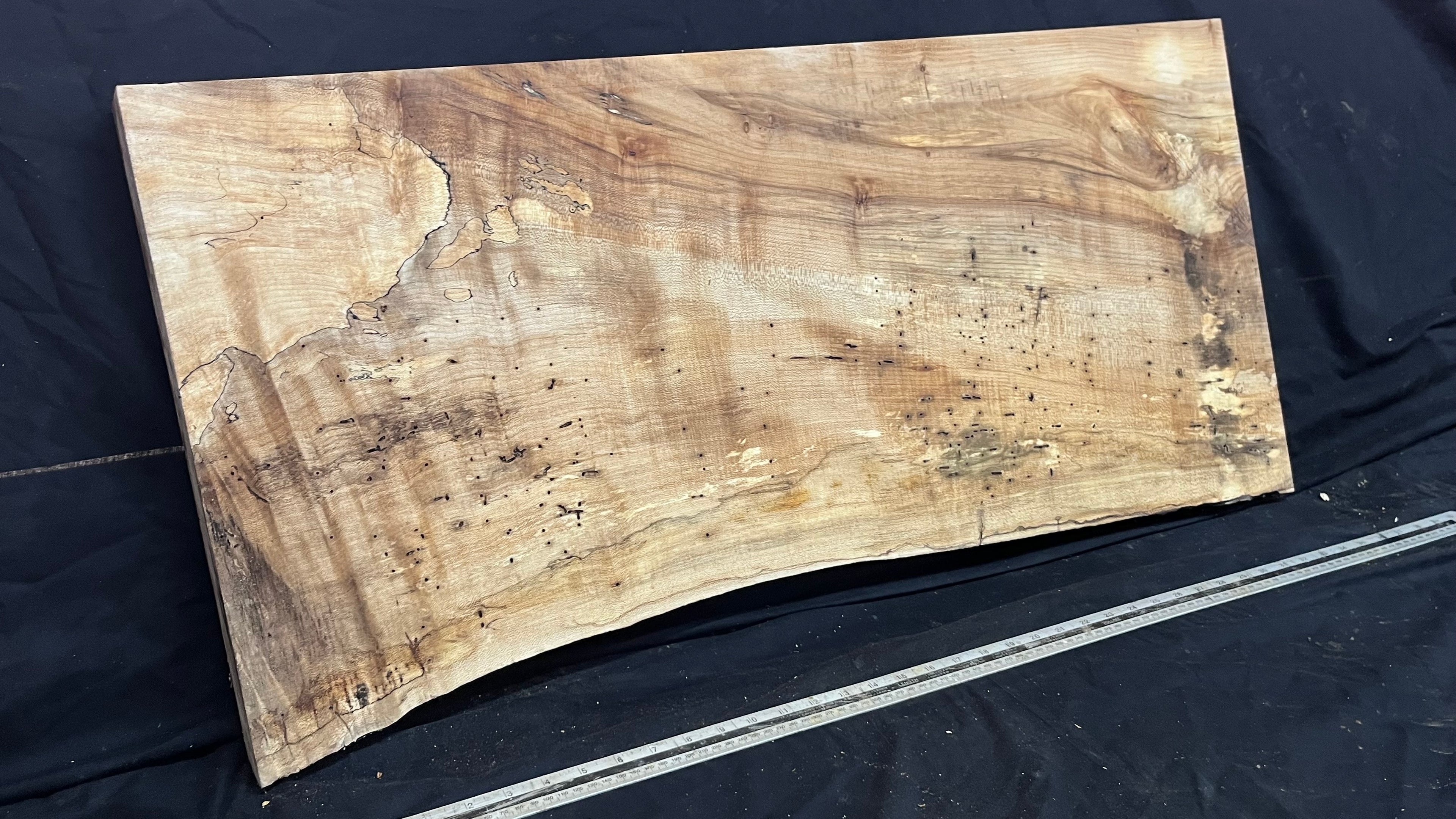 Hardwood plank, shelf, craft, sycamore, wood 952 L x 450 W x 49 D mm  (580)