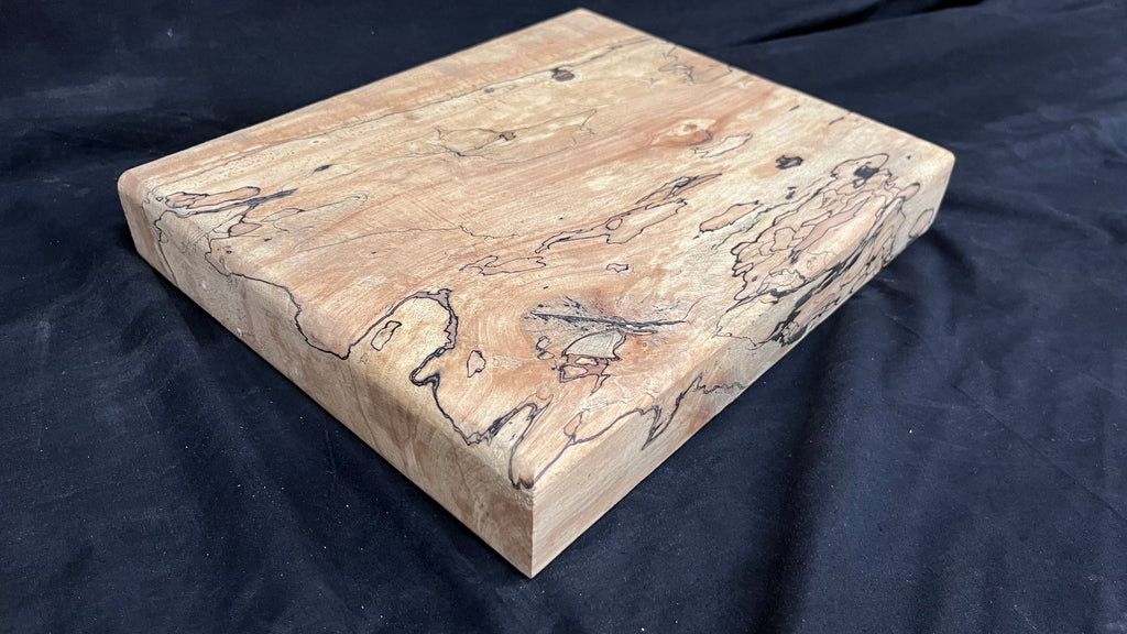 Spalted beech wooden Chopping Board small size, natural edge           (610)