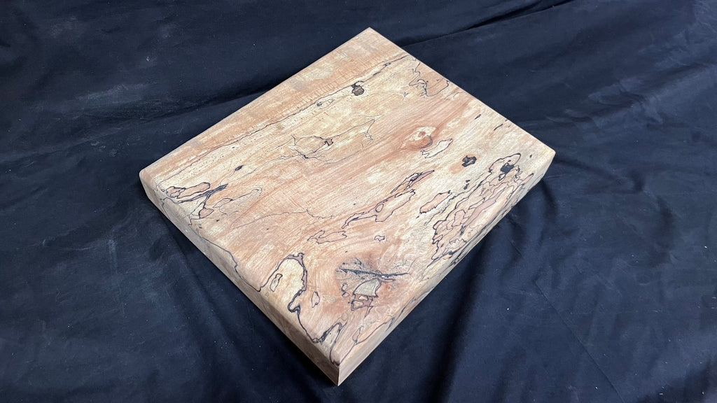 Spalted beech wooden Chopping Board small size, natural edge           (610)