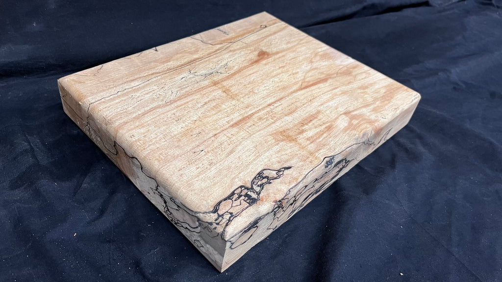 Spalted beech wooden Chopping Board small size, natural edge           (610)