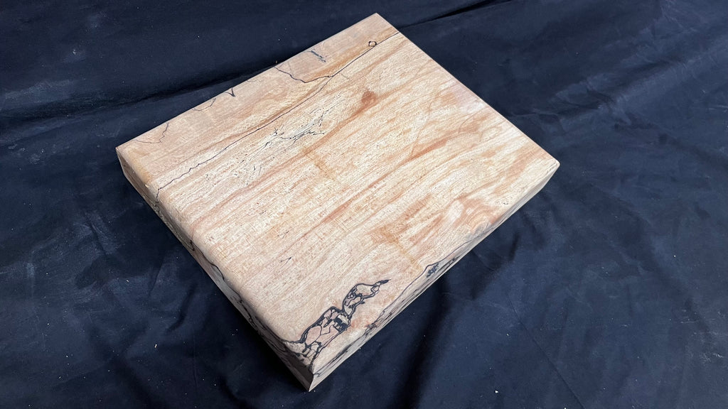 Spalted beech wooden Chopping Board small size, natural edge           (610)
