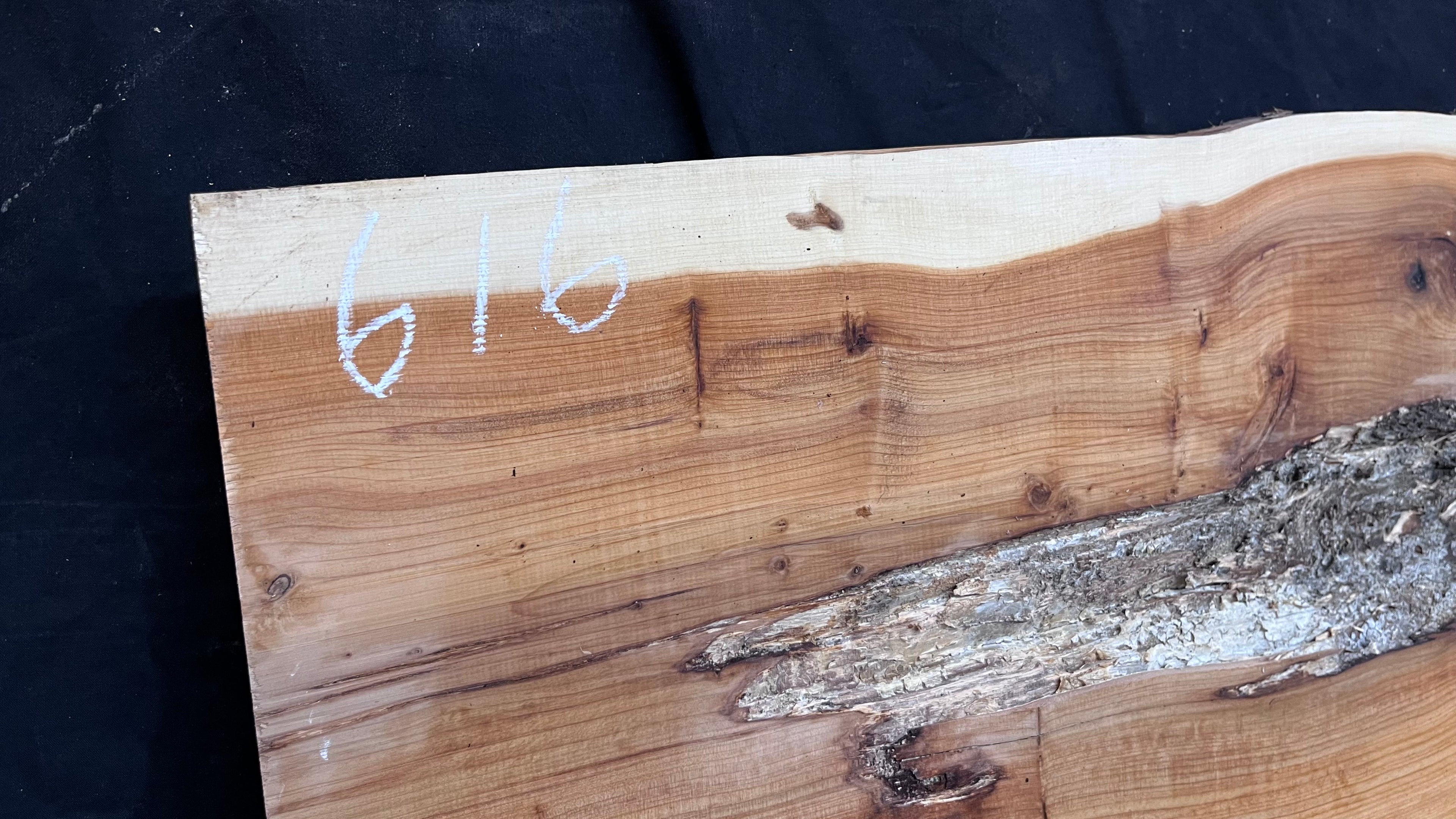 Resin table top yew, slab, board 1001 L x 355 W x 37 D mm    (616)