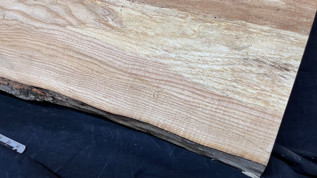 Table top, ash boards, shelving 1411 L x 510 W x 35 D mm       (617)
