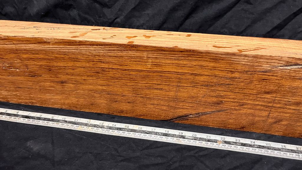 Brown oak, mantle, floating shelf 717 L x 160 W x 60 D mm     (740)