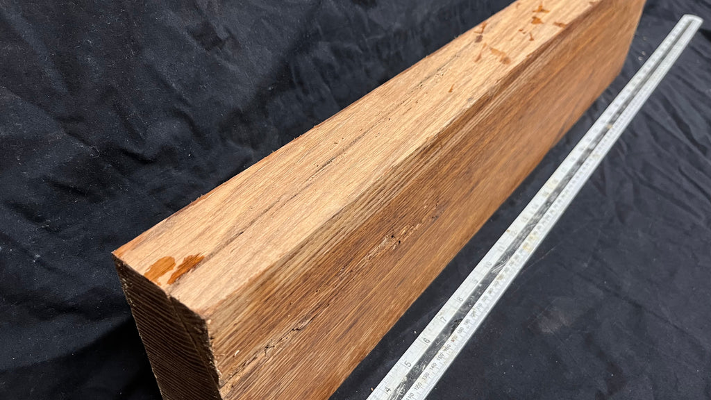Brown oak, mantle, floating shelf 717 L x 160 W x 60 D mm     (740)