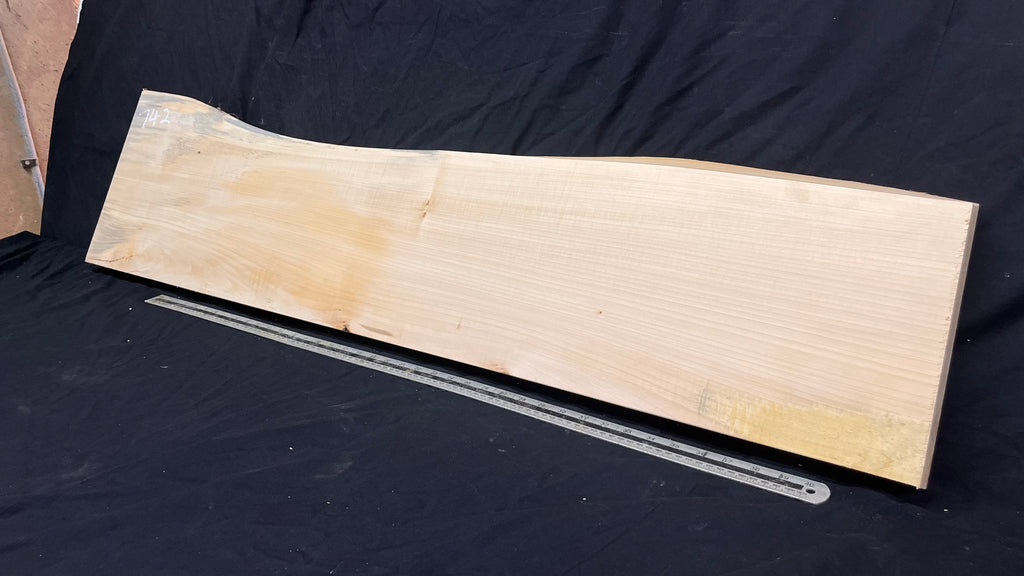 Lime wood carving block, 1327 L x 320 W x 44 D mm        (742)