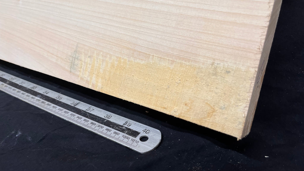 Lime wood carving block, 1327 L x 320 W x 44 D mm        (742)