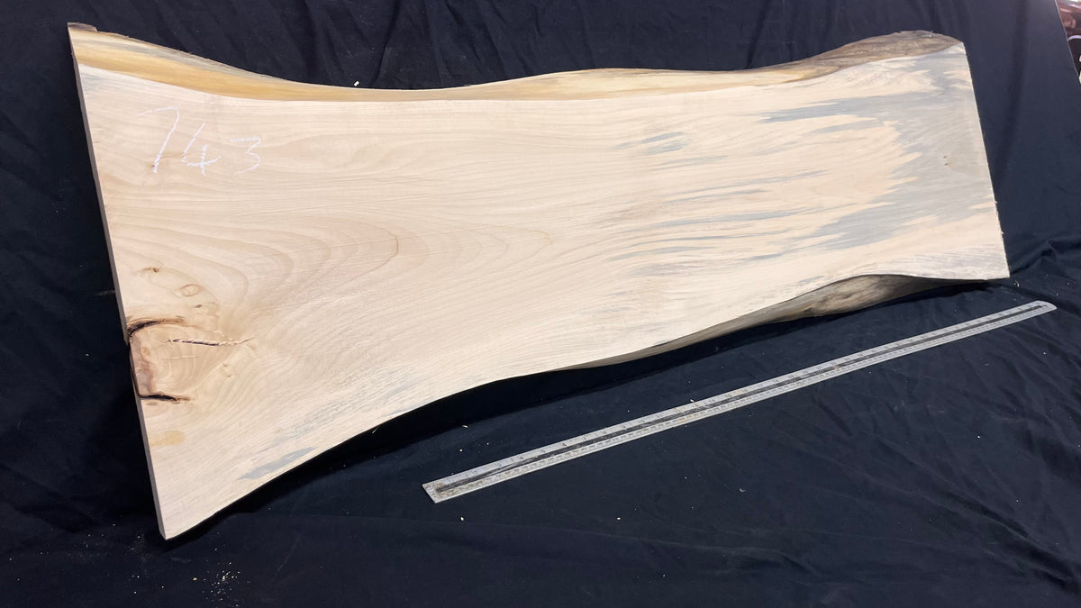 Lime wood carving block, 1247 L x 440 W x 46 D mm        (743)