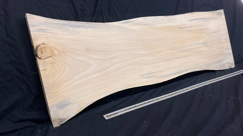 Lime wood carving block, 1247 L x 440 W x 46 D mm        (743)