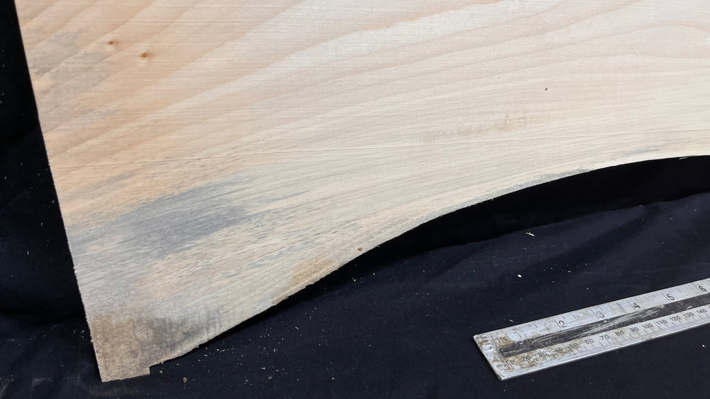 Lime wood carving block, 1247 L x 440 W x 46 D mm        (743)