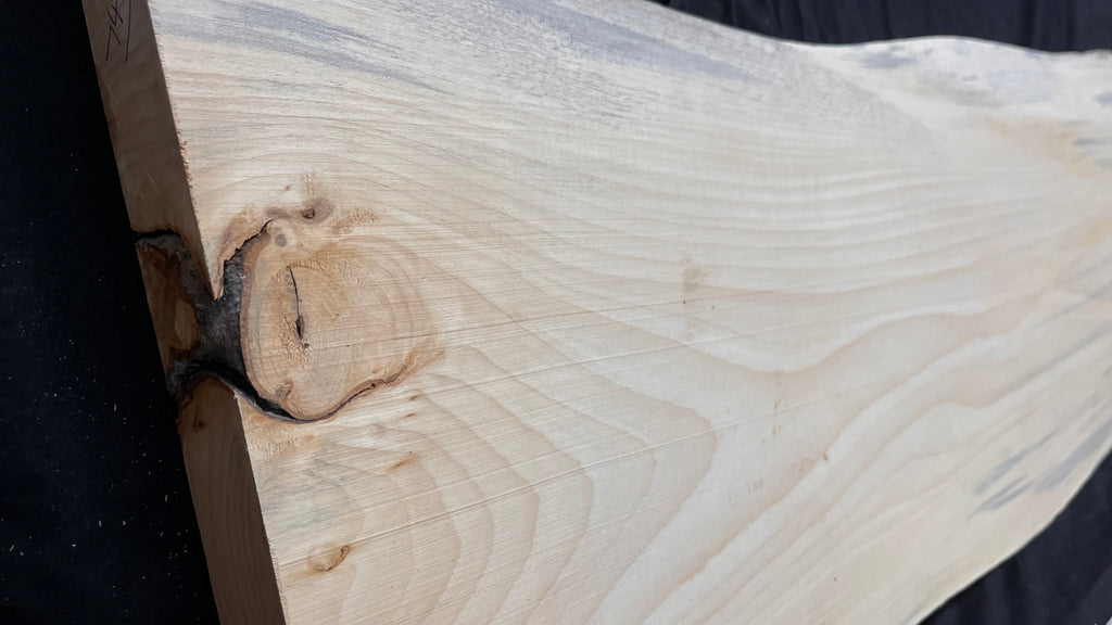 Lime wood carving block, 1247 L x 440 W x 46 D mm        (743)