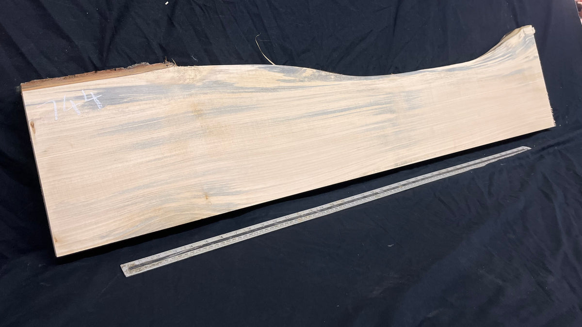 Lime wood carving block, 1291 L x 296 W x 44 D mm        (744)