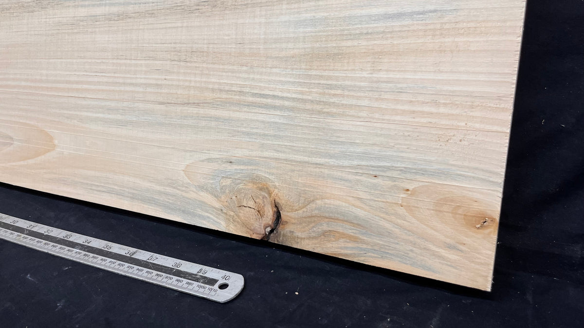 Lime wood carving block, 1324 L x 288 W x 44 D mm        (745)