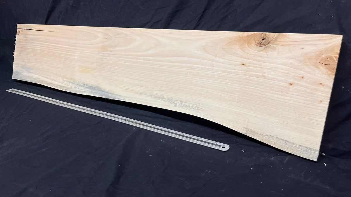 Lime wood carving block, 1324 L x 288 W x 44 D mm        (745)