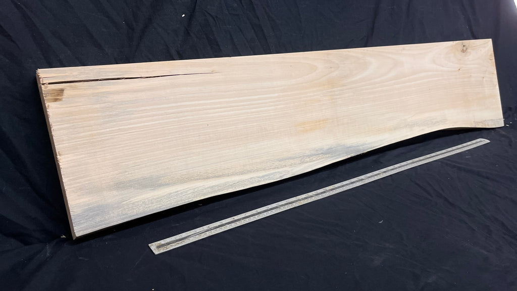 Lime wood carving block, 1324 L x 288 W x 44 D mm        (745)