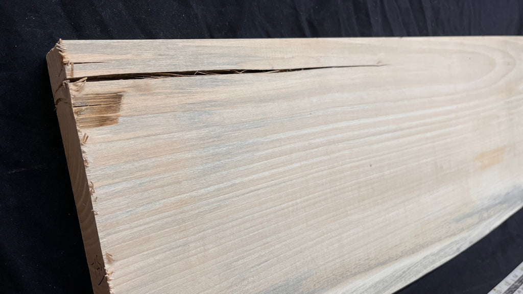 Lime wood carving block, 1324 L x 288 W x 44 D mm        (745)