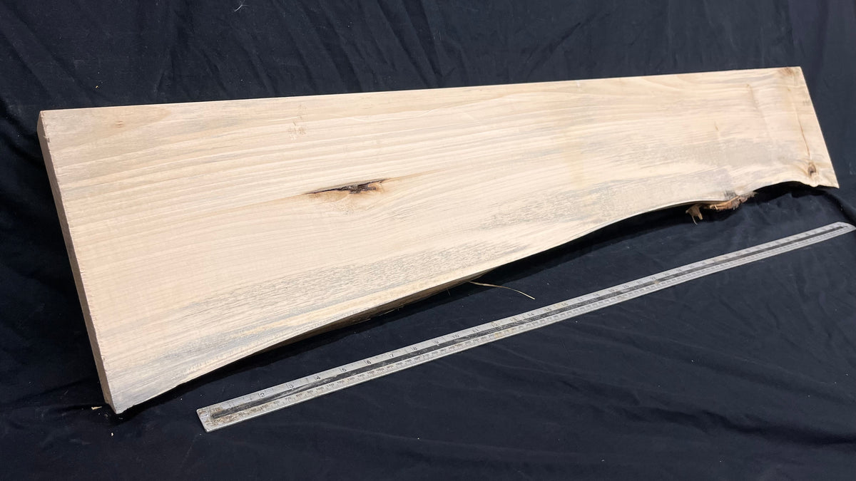 Wood carving block, lime wood 1236 L x 231 W x 43 D mm        (748)