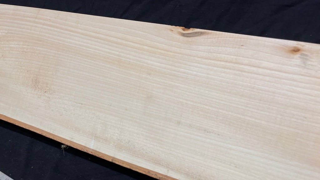 Wood carving block, lime wood 1023 L x 242 W x 40 D mm        (749)