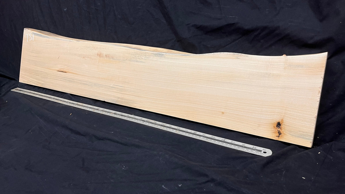 Wood carving block, lime wood 1141 L x 237 W x 40 D mm        (751)