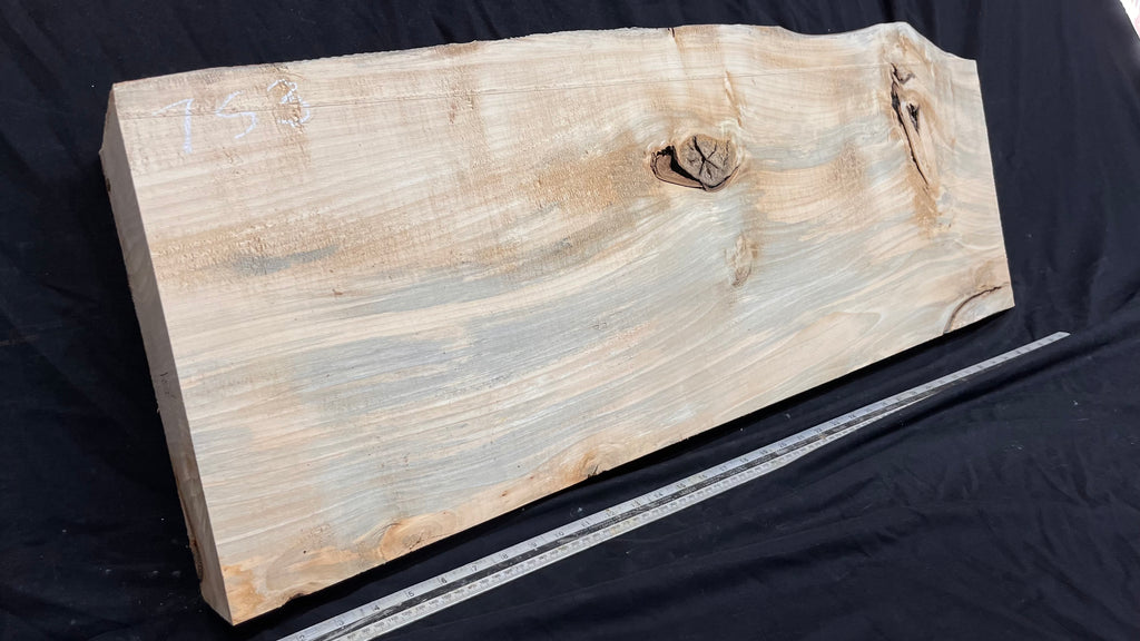 Wood carving block, lime wood 977 L x 360 W x 72 D mm        (753)