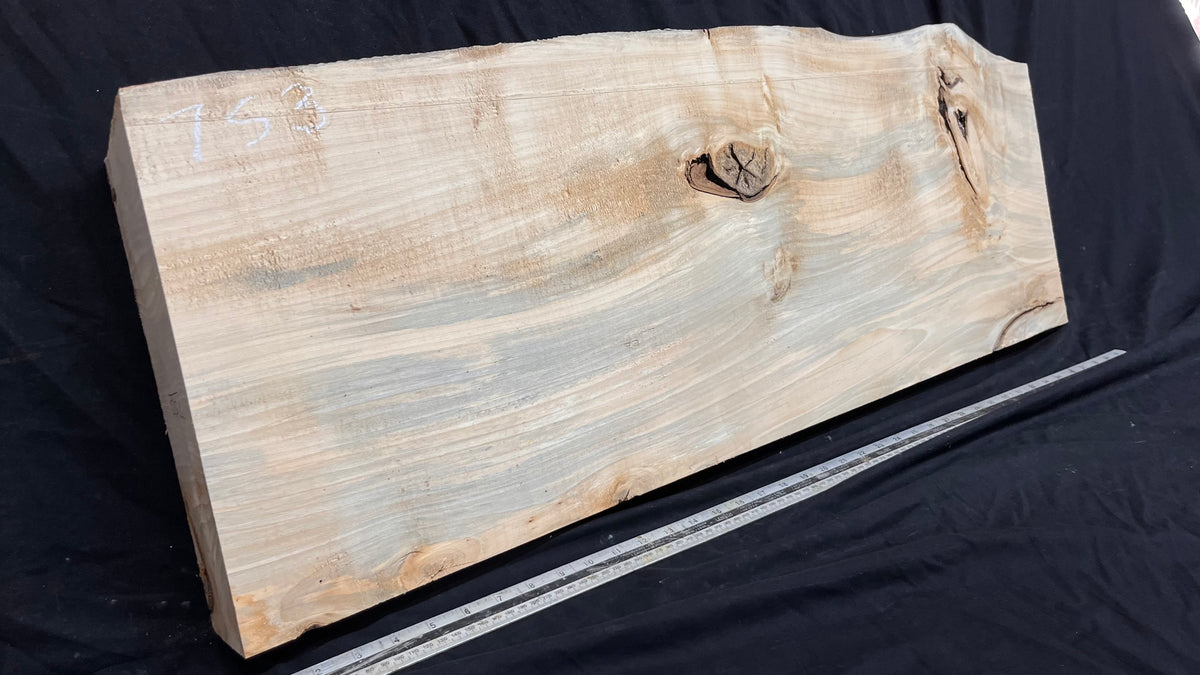 Wood carving block, lime wood 977 L x 360 W x 72 D mm        (753)