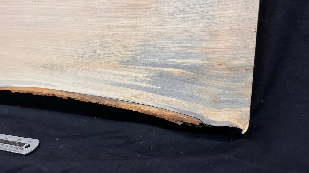 Wood carving block, lime wood shelf  1266 L x 224 W x 40 D mm        (755)