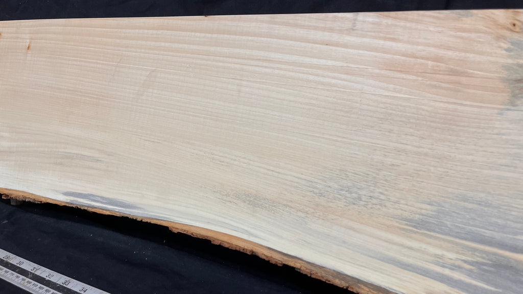Wood carving block, lime wood shelf  1266 L x 224 W x 40 D mm        (755)