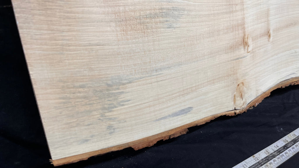 Wood carving block, lime wood shelf  1266 L x 224 W x 40 D mm        (755)