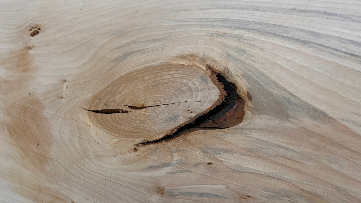 Coffee table top, lime wood shelf  1176 L x 495 W x 43 D mm        (756)