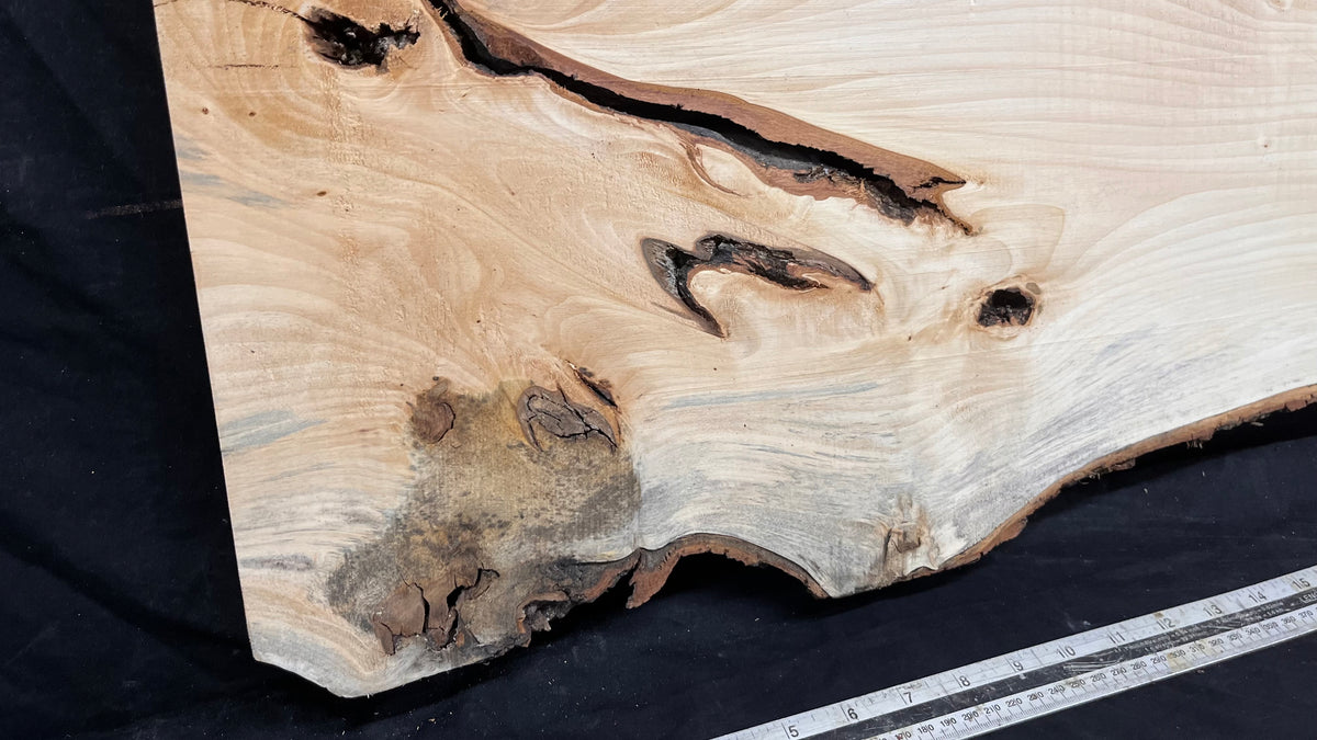 Coffee table top, lime wood shelf  1176 L x 495 W x 43 D mm        (756)
