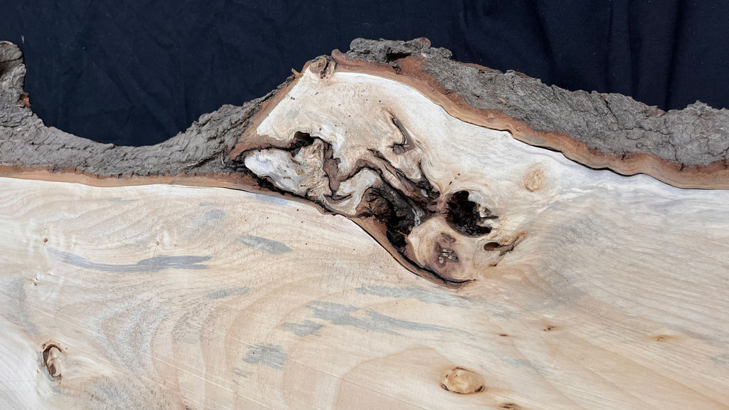 Coffee table top, lime wood shelf  1357 L x 474 W x 36 D mm        (757)