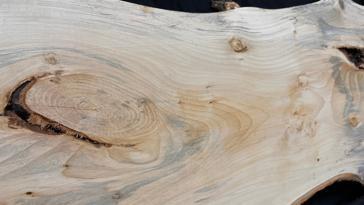 Coffee table top, lime wood shelf  1357 L x 474 W x 36 D mm        (757)