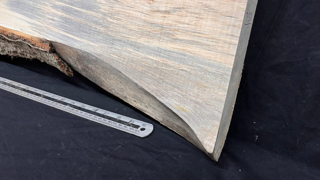 Coffee table top, lime wood shelf  1146 L x 355 W x 40 D mm        (758)