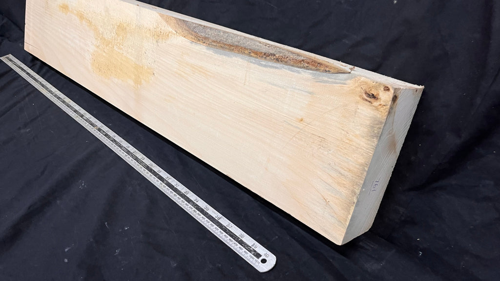 Block for wood carving, lime wood  1013 L x 201 W x 85 D mm   (761)