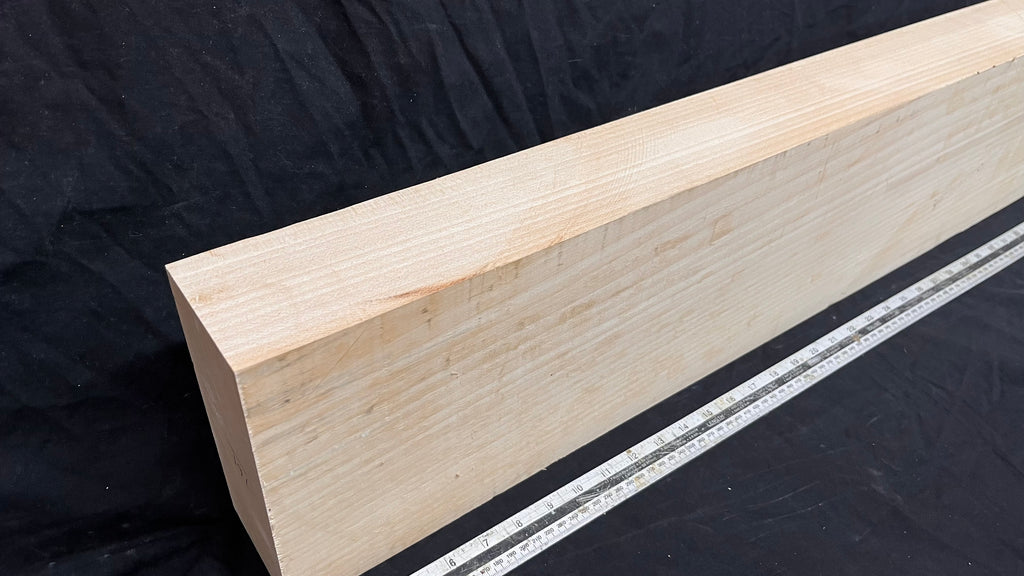 Block for wood carving, lime wood  1013 L x 201 W x 85 D mm   (761)