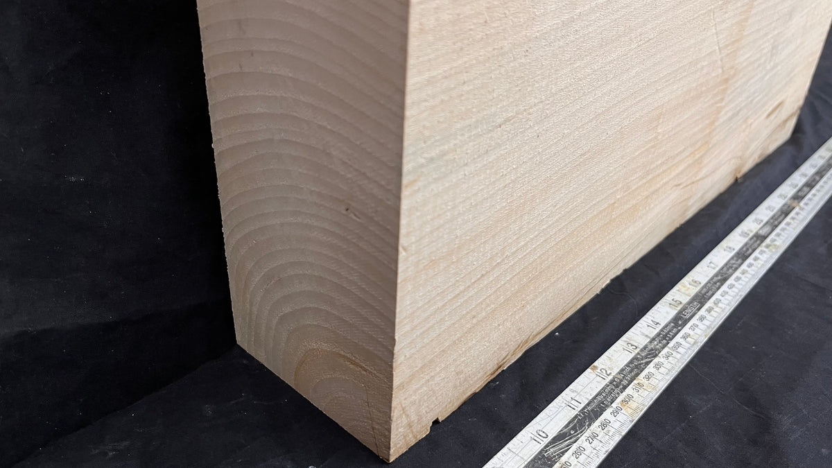 Block for wood carving, lime wood  485 L x 345 W x 97 D mm   (763)