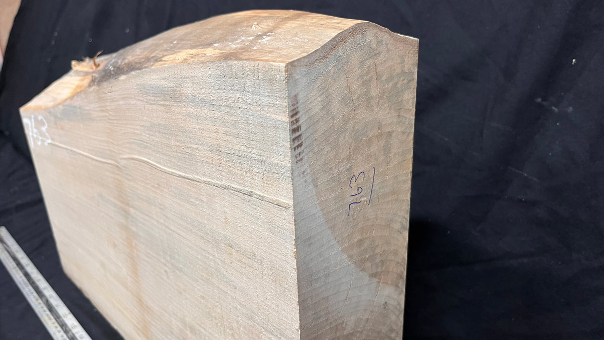 Block for wood carving, lime wood  485 L x 345 W x 97 D mm   (763)