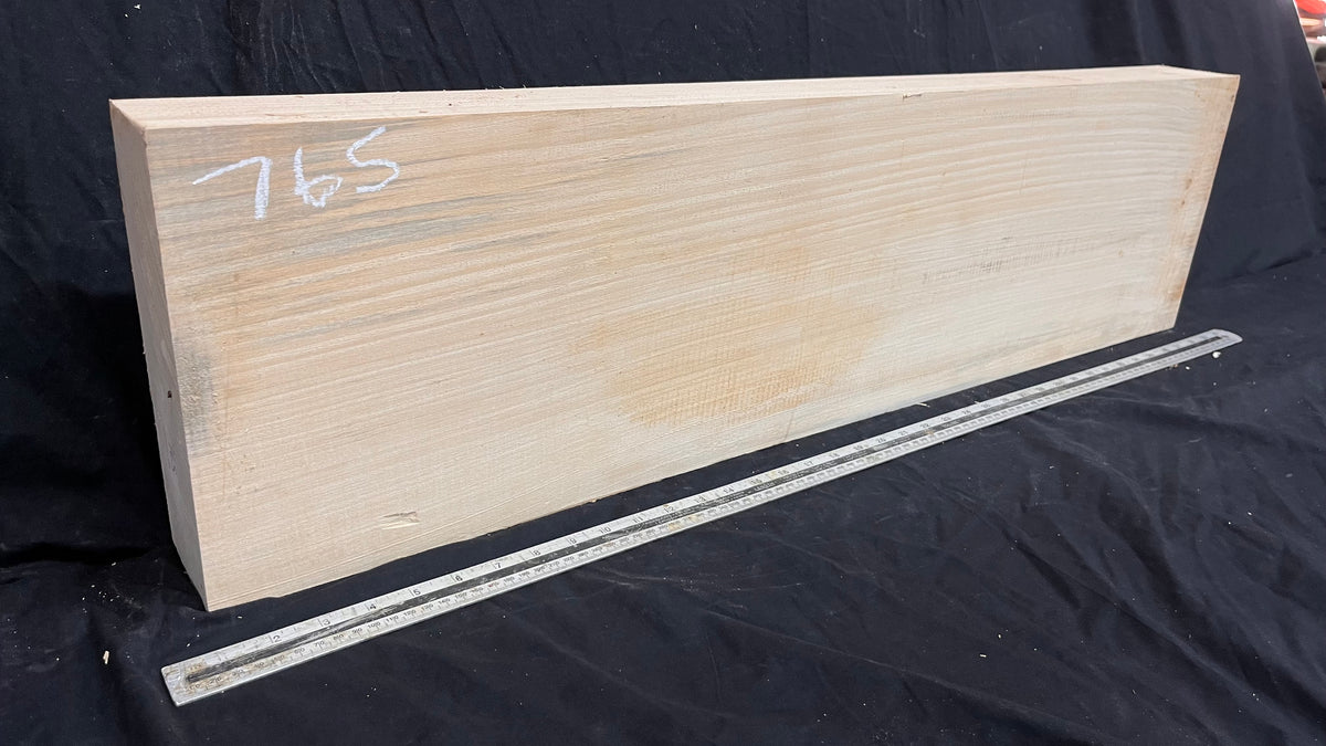 Block for wood carving, lime wood  965 L x 255 W x 85 D mm   (765)