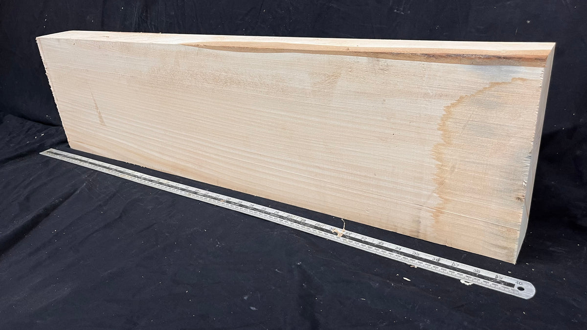 Block for wood carving, lime wood  965 L x 255 W x 85 D mm   (765)