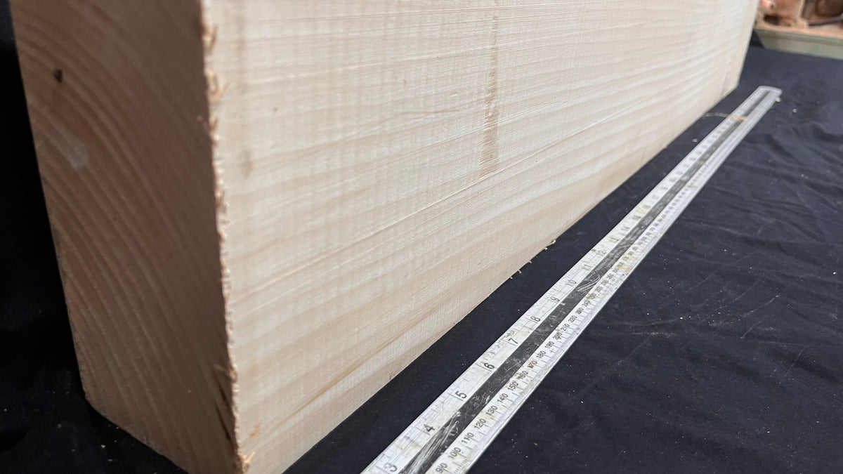 Block for wood carving, lime wood  965 L x 255 W x 85 D mm   (765)