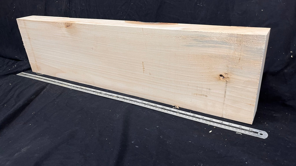 Block for wood carving, lime wood  955 L x 238 W x 80 D mm   (766)