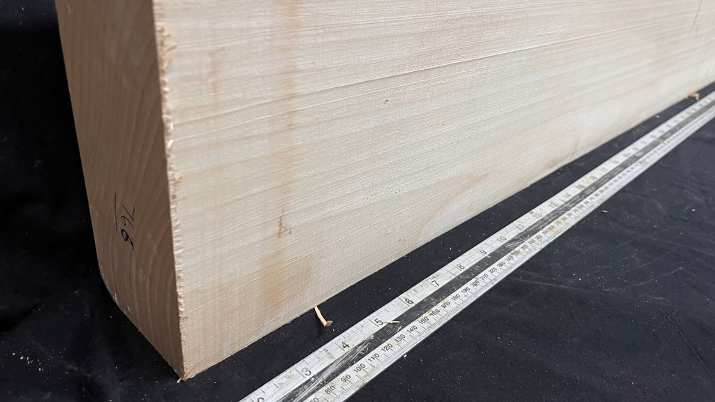 Block for wood carving, lime wood  955 L x 238 W x 80 D mm   (766)