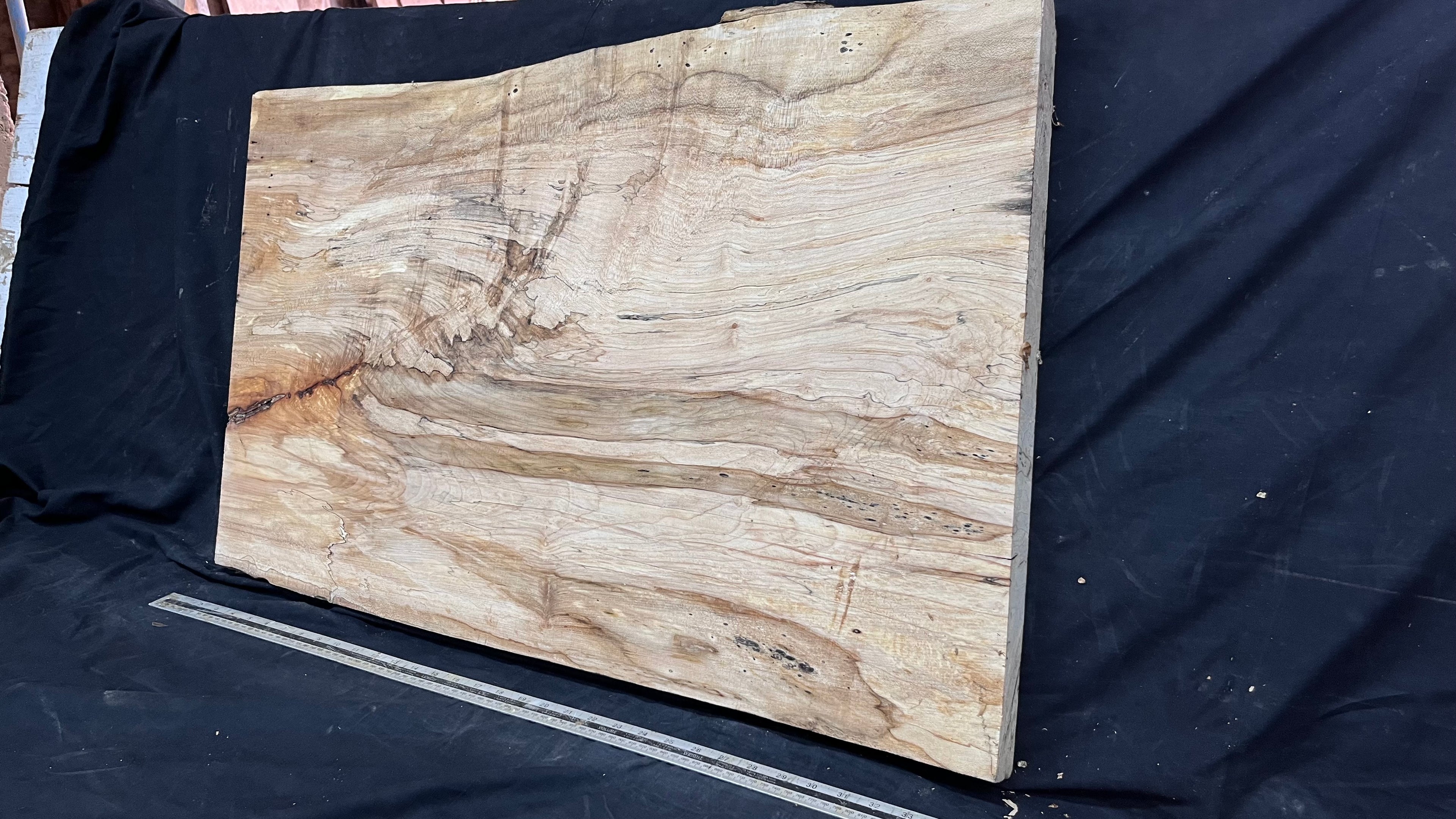 Hardwood chopping board, bread board, 880  L x 587 W x 48 D mm  (624)