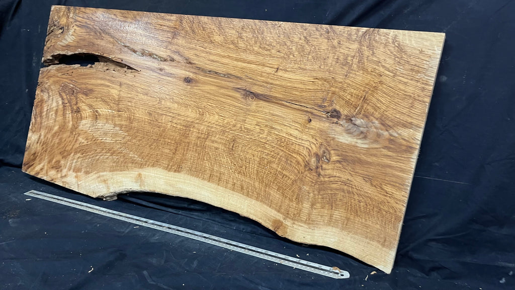 Brown oak, coffee table top,craft wood, shelf, 1181 L x 561 W x 31 D mm     (mt625)