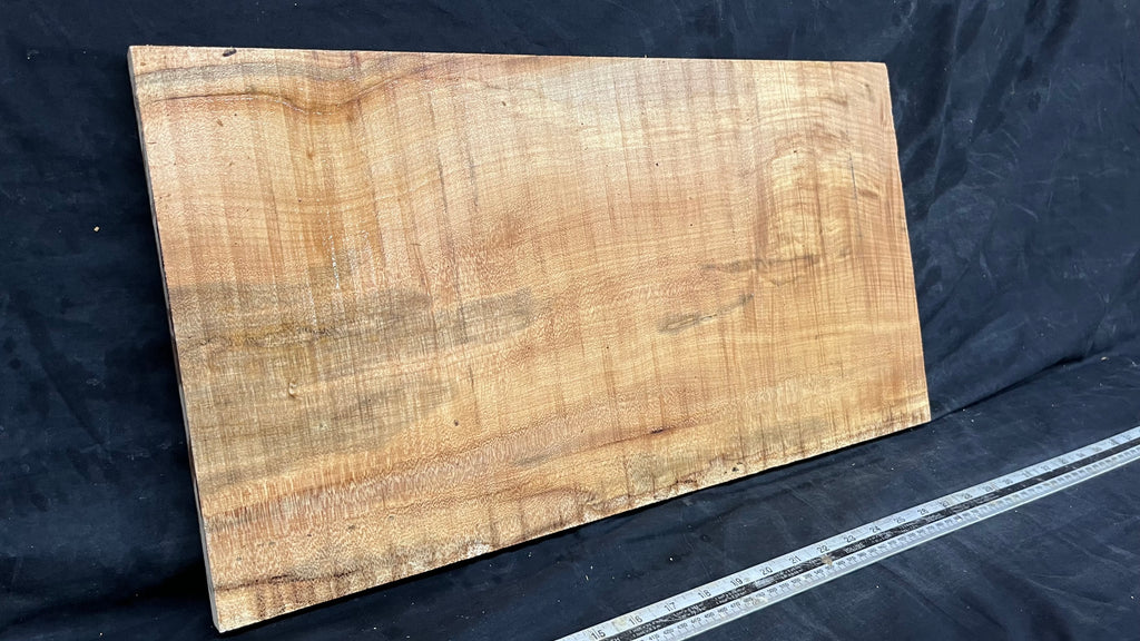 Rippled sycamore tone wood, guitar drop top 575 L x 306 W x 20 D mm     (630)
