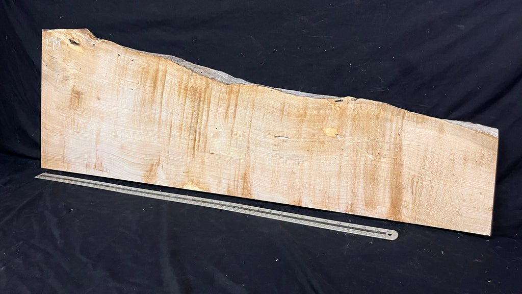 Shelving, shelf, ledge, rippled hornbeam 1205 L x 414 W x 32 D mm          (794)