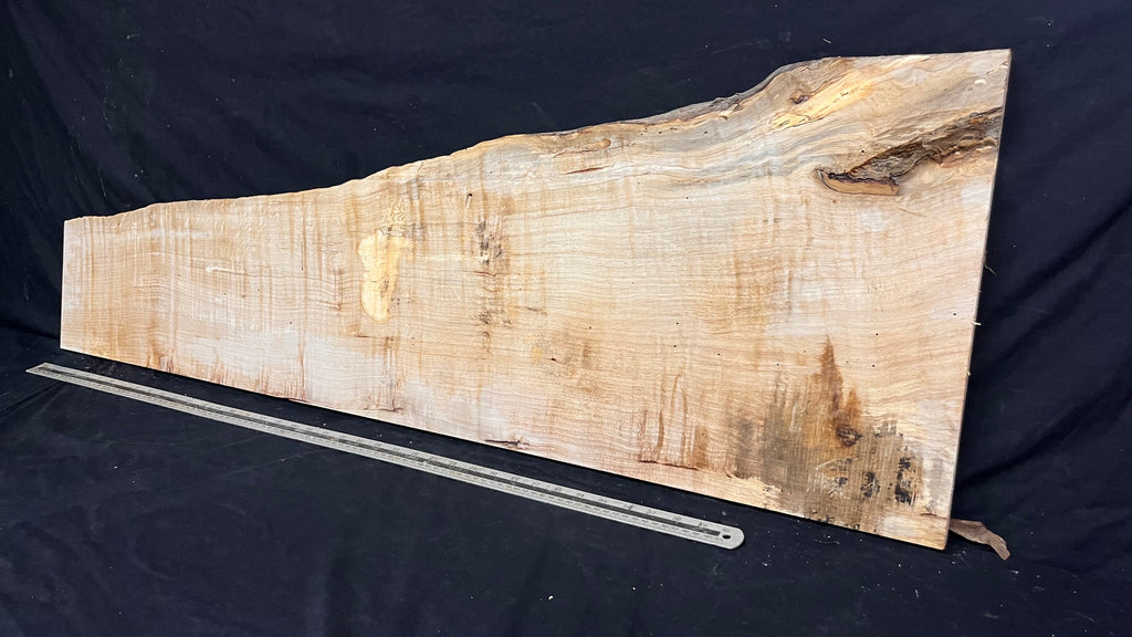 Shelving, shelf, ledge, rippled hornbeam 1205 L x 414 W x 32 D mm          (794)