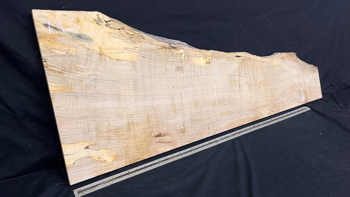 Shelving, shelf, ledge, rippled hornbeam 1179 L x 460 W x 23 D mm          (795)