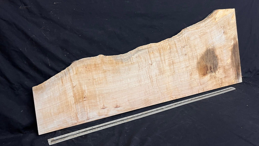 Shelving, shelf, ledge, rippled hornbeam 1179 L x 460 W x 23 D mm          (795)